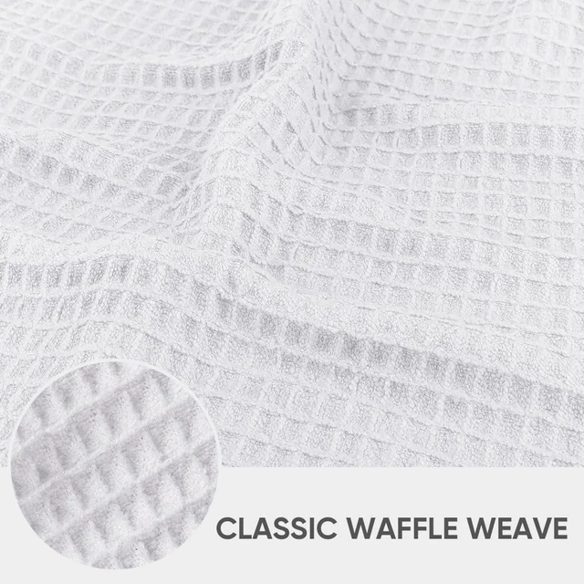 Alt view image 5 of 7 - HOMEXCEL Waffle Weave Microfiber Towel, 10-Pack, 12 x 12 in