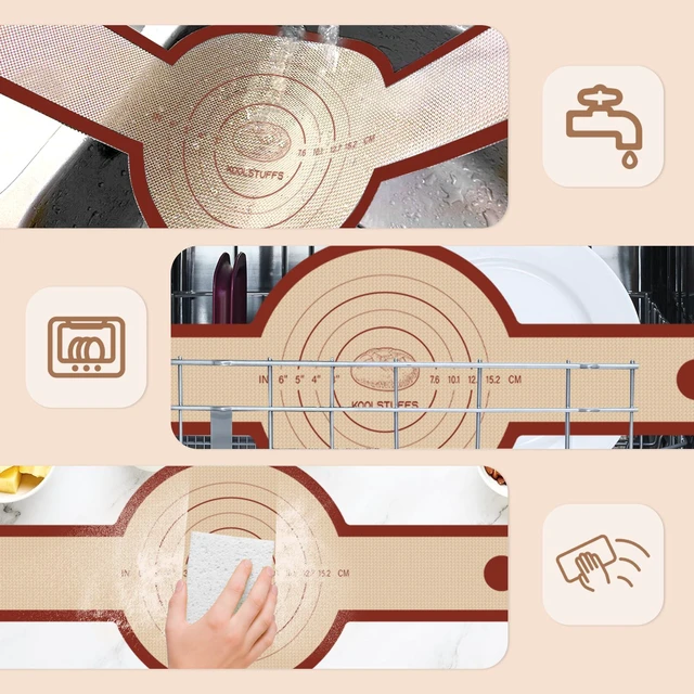 Alt view image 2 of 6 - 2 PCS Silicone Bread Sling for Dutch Oven, Red