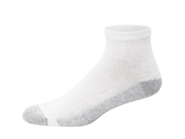 Alt view image 3 of 5 - Hanes Men's Double Tough Durability Ankle Socks, Big & Tall, 12-Pack, Size 12-14