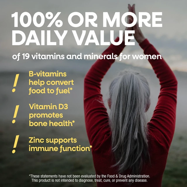 Alt view image 3 of 6 - Nature's Way Alive! Women's 50+ Complete Daily Multivitamin Tablets, B-Vitamins, 50 Count