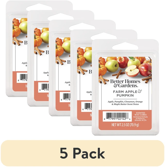 Main image of Better Homes & Gardens Farm Apple Pumpkin Scented Wax Melts, 2.5 oz, 5 Pack