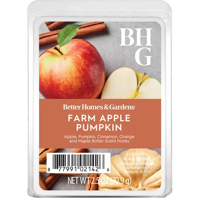 Alt view image 2 of 6 - Better Homes & Gardens Farm Apple Pumpkin Scented Wax Melts, 2.5 oz, 5 Pack