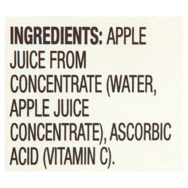 Alt view image 5 of 6 - Great Value 100% Apple Juice No Added Sweeteners, 64 fl oz, 4 Pack
