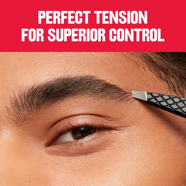 Alt view image 3 of 6 - Revlon Expert Slant Tip Tweezer, Black, 1 Count