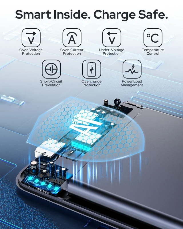 Alt view image 2 of 6 - Wireless Magnetic Power Bank 5000mAh Slim for MagSafe