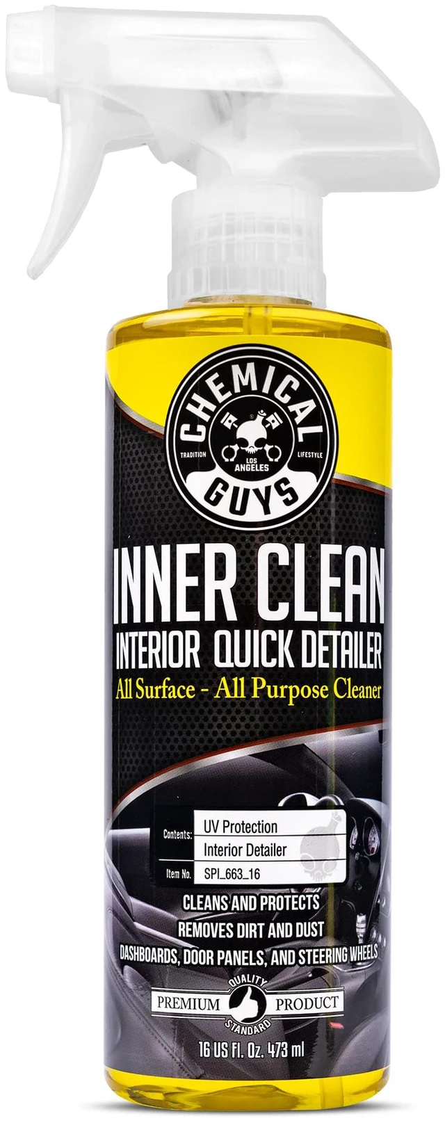 Main image of Chemical Guys InnerClean Interior Quick Detailer & Protectant Spray, 16 oz