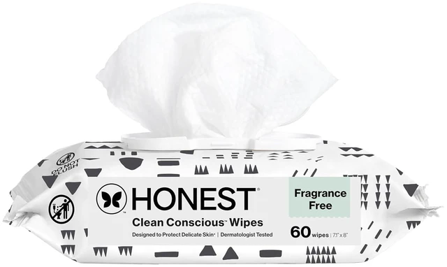 Main image of The Honest Company Pattern Play Multi-Use Baby Wipes, 60 Count
