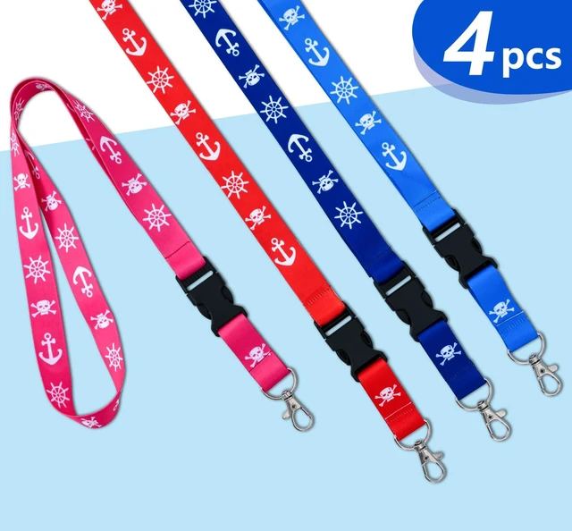 Alt view image 5 of 6 - Cruise Lanyards 4 Pack Waterproof with ID Badge Reel Holder, Detachable Buckle for Ship Key Cards