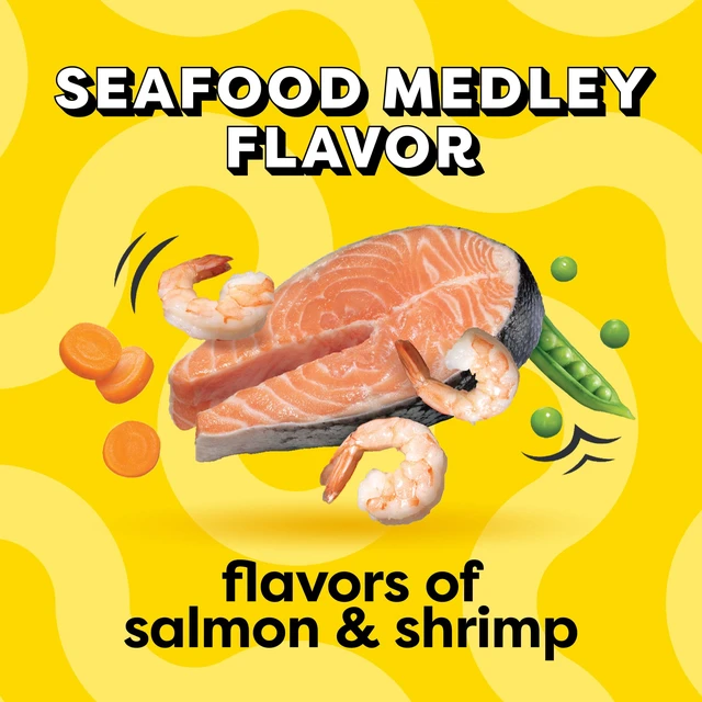 Alt view image 4 of 6 - Temptations Seafood Medley Dry Cat Food, 3.15 Lb Bag