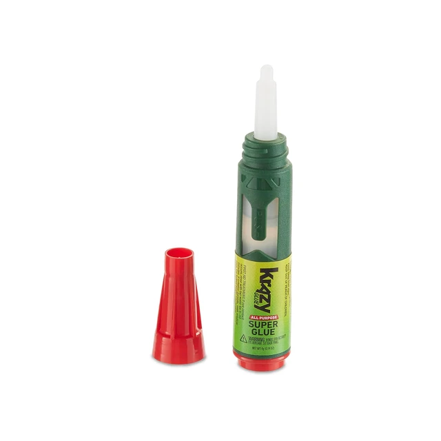 Alt view image 4 of 5 - Krazy Glue All Purpose Precision Control Superglue Pen (4g), Clear, Fast-Drying Adhesive, One-Drop Applicator for Plastic, Ceramic, Wood, Rubber, Metal, Leather and More