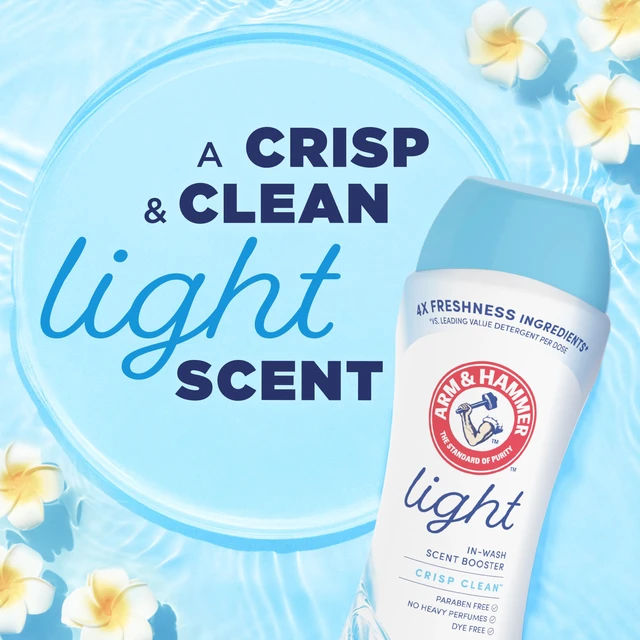 Alt view image 7 of 7 - ARM & HAMMER Light Laundry Scent Booster, Crisp Clean Scent, 24Oz