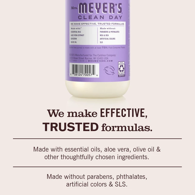 Alt view image 6 of 6 - Mrs. Meyer's Clean Day Hand Soap, Lilac, 12.5 fl oz