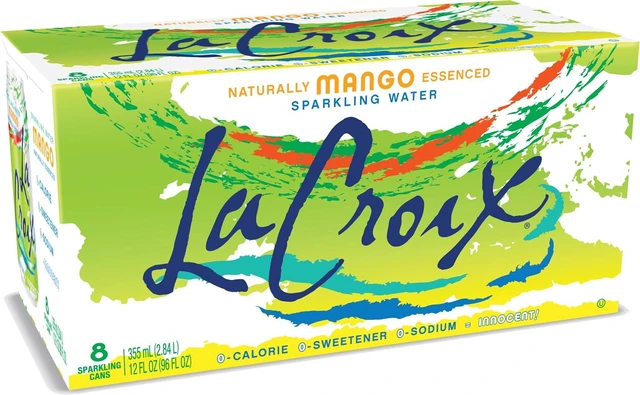 Main image of La Croix Mango Sparkling Water, 12 Fl Oz, 8 Pack