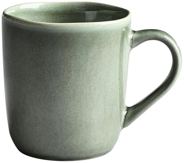 Main image of Better Homes & Gardens Brooks Stoneware Mug, Green, 14.2 oz