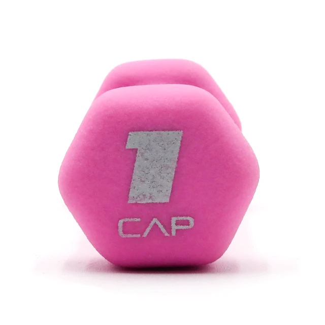 Alt view image 5 of 6 - CAP 1lb Neoprene Dumbbell (2 Pack) Pink Single