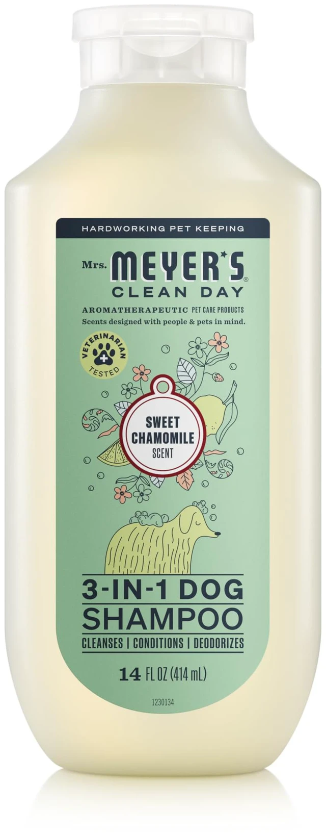 Main image of Mrs. Meyer's Clean Day 3 in 1 Dog Shampoo, Sweet Chamomile Scent, 14oz