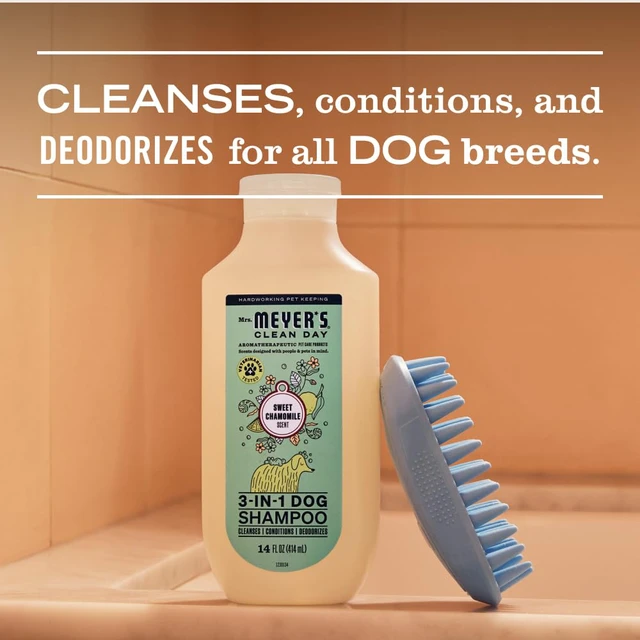 Alt view image 4 of 6 - Mrs. Meyer's Clean Day 3 in 1 Dog Shampoo, Sweet Chamomile Scent, 14oz
