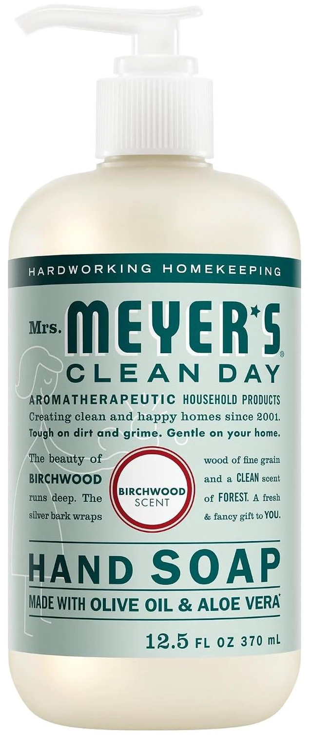 Main image of MRS. MEYER'S CLEAN DAY Hand Soap, Birchwood Scent, 12.5 Fl Oz Bottle