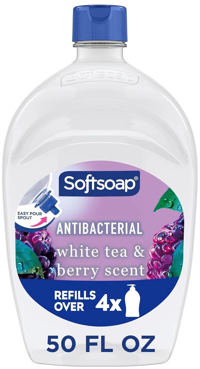 Main image of Softsoap Antibacterial Hand Soap Refill, White Tea & Berry Scent, 50 fl oz