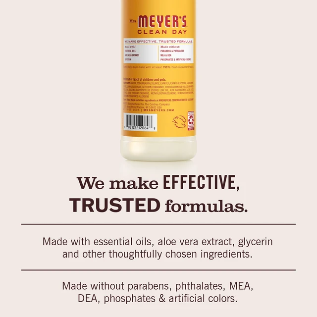 Alt view image 3 of 7 - MRS. MEYER'S CLEAN DAY Liquid Dish Soap, Clementine Scent 16 Fl Oz