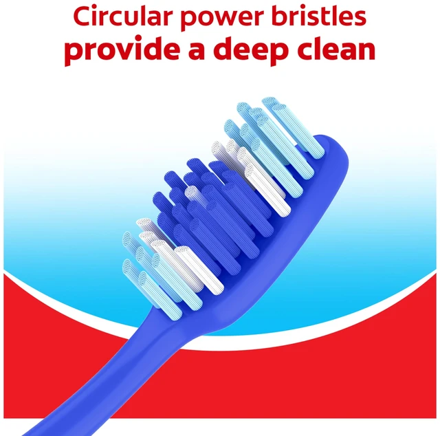 Alt view image 3 of 6 - Colgate Extra Clean Medium Toothbrushes, 6 Pack