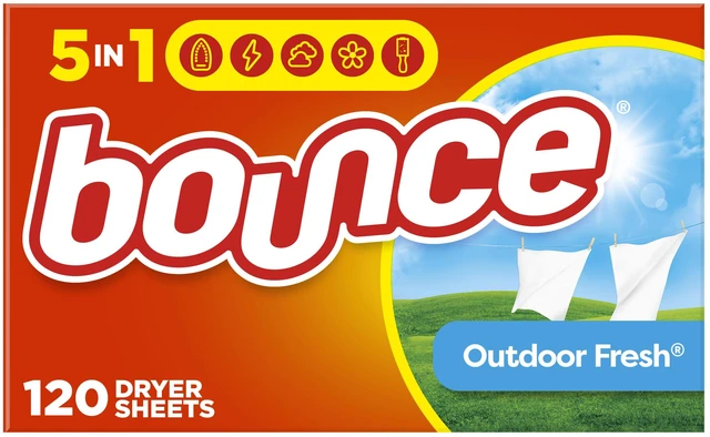 Main image of Bounce Fabric Softener Sheets, Outdoor Fresh Scent, 120 Count