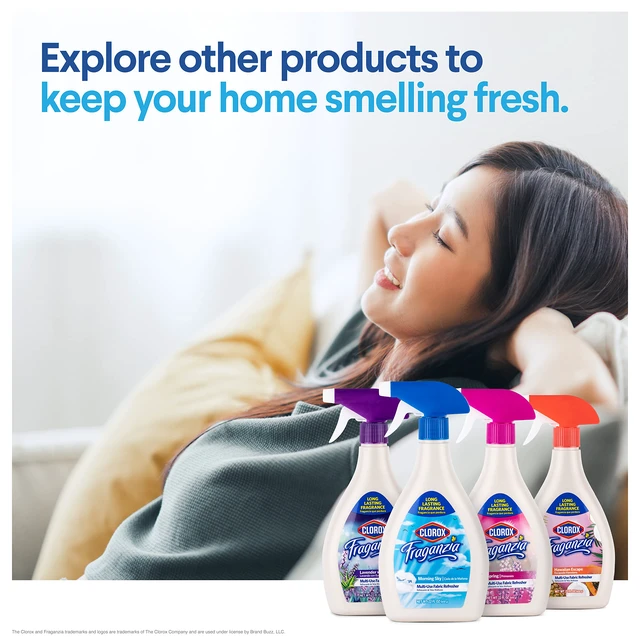 Alt view image 2 of 6 - Clorox Fraganzia Multi-Use Refresher Spray, Morning Sky Scent, 22 Fl Oz