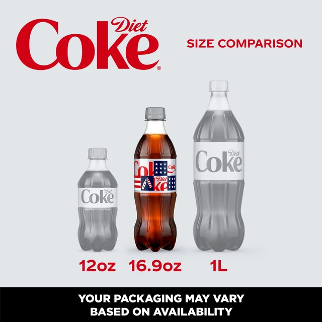 Alt view image 4 of 5 - Diet Coke Bottles, 16.9 fl oz, 6 Pack