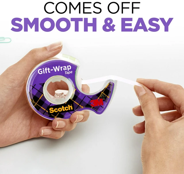 Alt view image 2 of 5 - Scotch Gift Wrap Tape, Clear, 3/4 in. x 600 in., 2 Dispensers