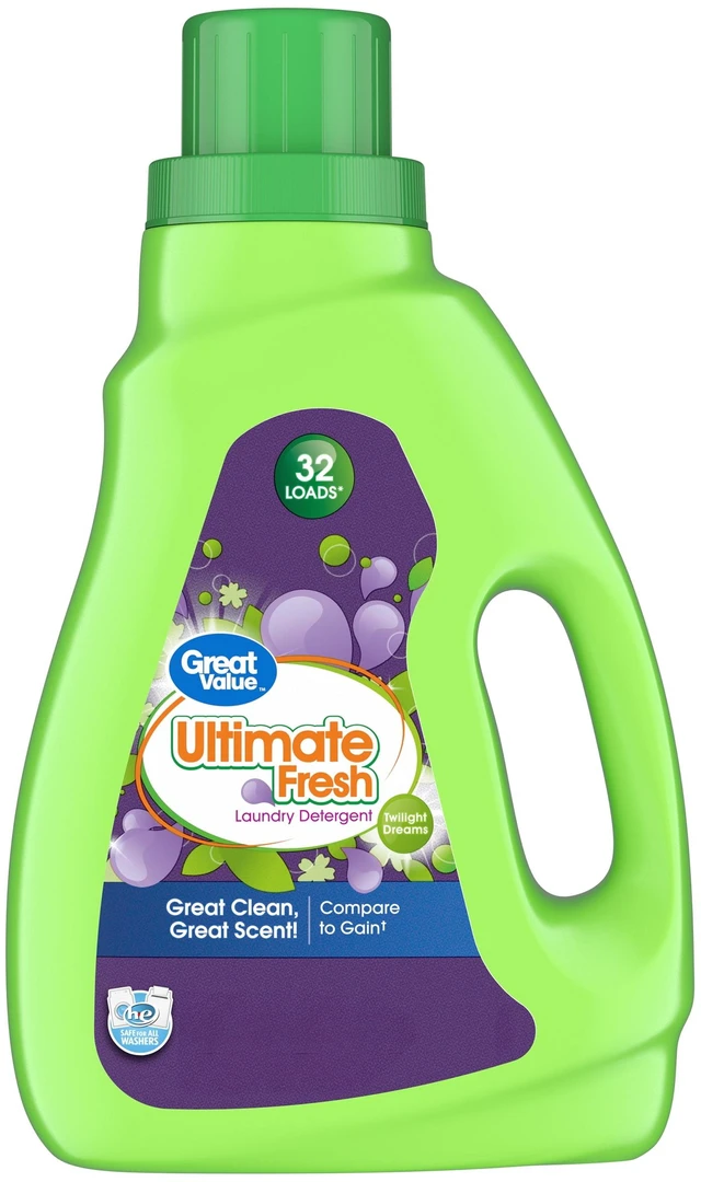 Main image of Great Value Ultimate Fresh Twilight Dreams Liquid Laundry Detergent, 46fl oz, 32Loads