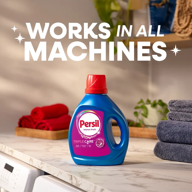 Alt view image 5 of 5 - Persil Deep Clean Intense Fresh Liquid Laundry Detergent, 34fl oz, 25Loads