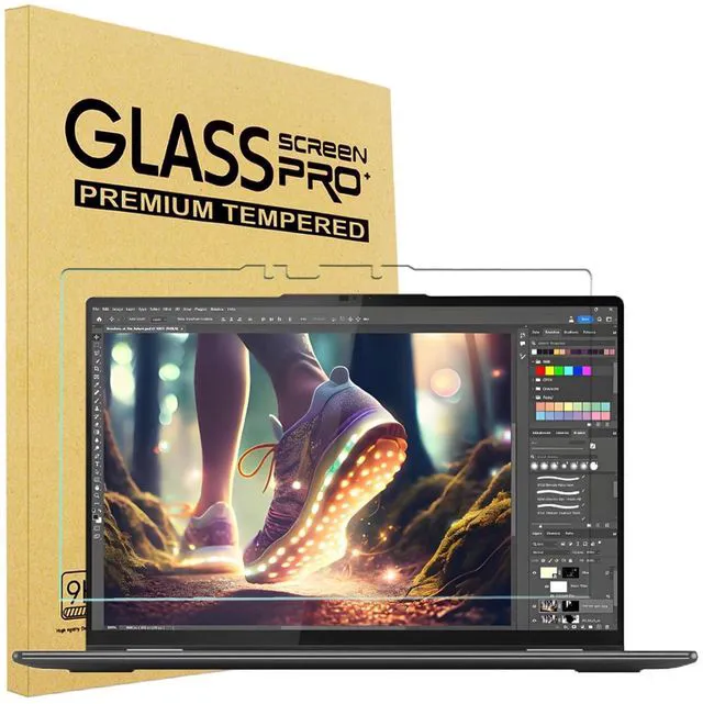 Main image of i-Tensodo 14 Inch Tempered Glass Screen Protector for 2026 New Lenovo Yoga 7a 2-in-1 14" (14AGP11), Yoga 7i 2-in-1 Aura Edition 14 Gen 11 Touchscreen Laptop, 9H, Anti-Scratch