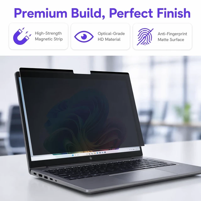 Alt view image 3 of 5 - KEANBOLL Magnetic Privacy Screen Protector for 2026 MacBook Neo 13 Inch A18 Pro Chip A3404 - Anti Blue Light Anti Glare and Scratch Resistant Laptop Privacy Screen Shield