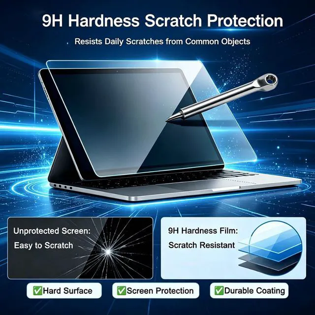 Alt view image 2 of 5 - Tempered Glass Screen Protector for ASUS ROG/TUF 16'' Gaming Laptop