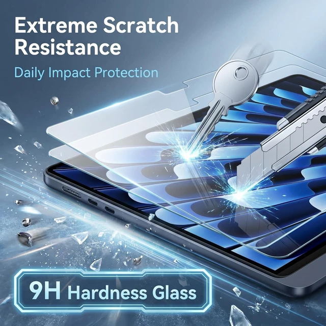Alt view image 5 of 5 - KEANBOLL 2 Pack Tempered Glass Screen Protector for New Apple 2026 MacBook Neo 13 inch (Model: A3404) Laptop with A18 Pro Chip 13-lnch Laptop, 9H Hardness, Anti Scratch, Bubble Free