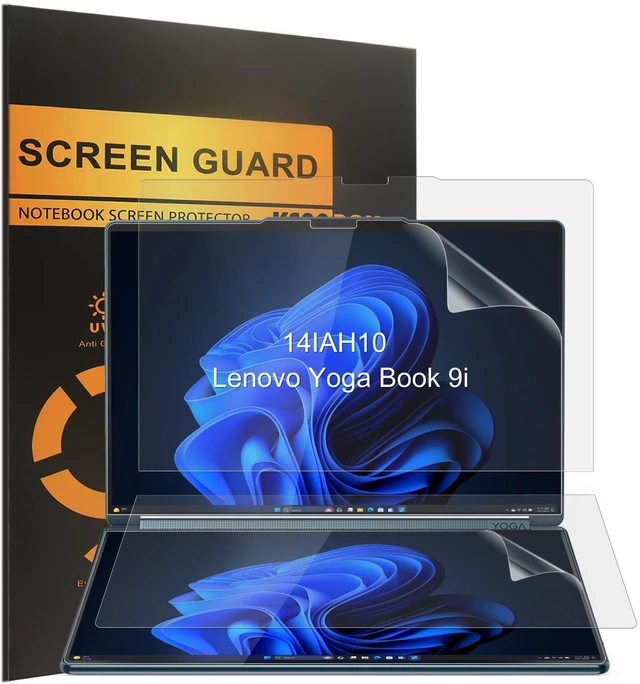 Main image of KEANBOLL 4 Pack Anti Glare (Matte) Screen Protector for Lenovo Yoga Book 9i 2-in-1 14" Dual Screen OLED Touch Laptop (14IAH1083KJ) - Not suitable for Yoga 9i 14", Only Suitable for Yoga Book 9i
