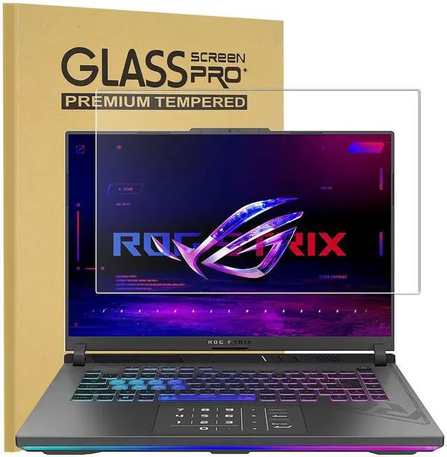 Main image of KEANBOLL Tempered Glass Screen Protector Designed for ASUS ROG Strix G16 & SCAR 16-Inch Gaming Laptops (2023-2026 Models: G614, G635, G615, G634) ^^ 9H Hardness, Anti-Scratch, HD Clarity Protection