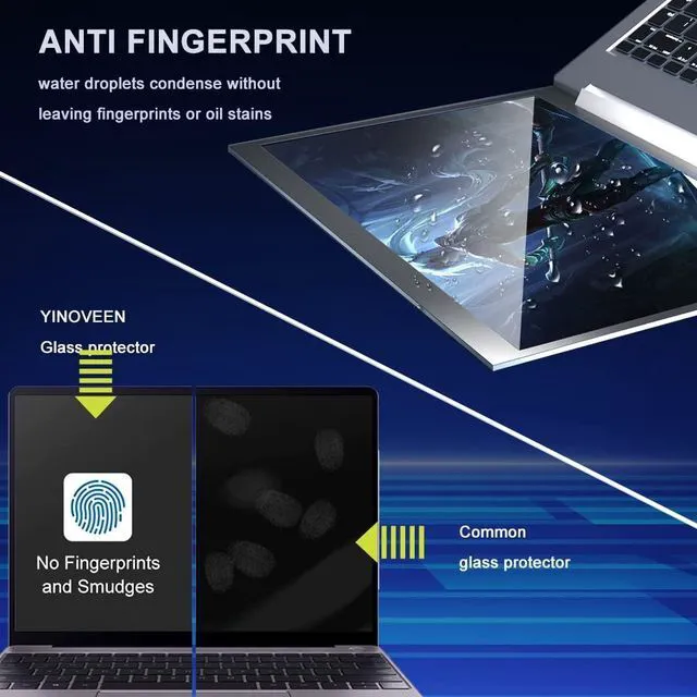 Alt view image 5 of 5 - YINOVEEN 2 Pack 14" Screen Protector