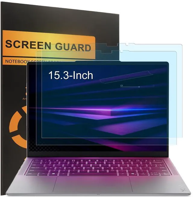 Main image of 2 Pack Screen Protector for Lenovo Yoga Pro 7i Aura Edition 15.3-Inch Copilot+ PC Touchscreen Laptop Screen Protector (15IPH11 / 83SN), Anti Blue Light Glare and Anti Fingerprint (Matte) Shield