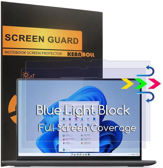 Main image of KEANBOLL 2 Pack Anti Blue Light Screen Protector for Lenovo Yoga 7 / 7i 14 Inch 2-in-1 Touchscreen Laptop (/14IML9/14AHP9/14ARP8/14IRL8), Anti Glare and Anti Fingerprint Shield