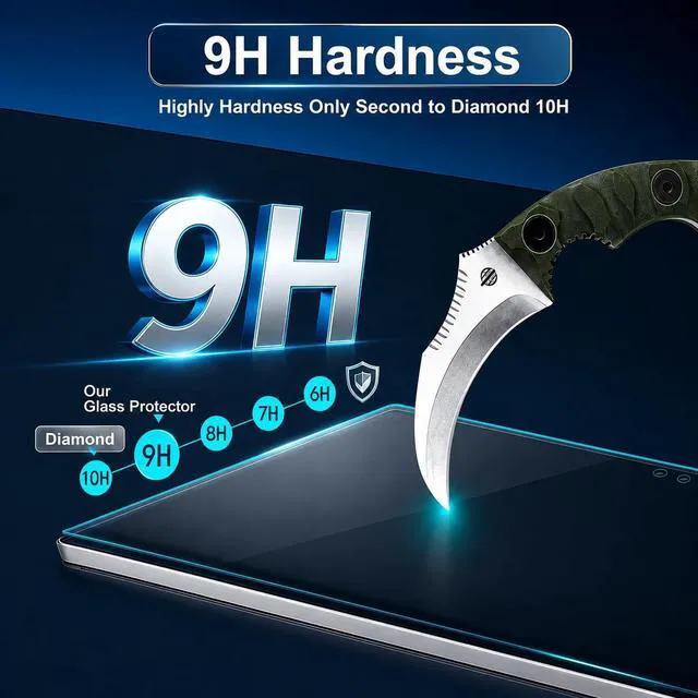 Alt view image 3 of 5 - (2-Pack) 14" Laptop Screen Protector Tempered Glass for 14 HP/Dell/ASUS/Samsung/Lenovo/Acer/MSI/LG and All Other Brands 14" 16:9 Laptop, 9H Hardness, Anti-Fingerprint, No Bubbl