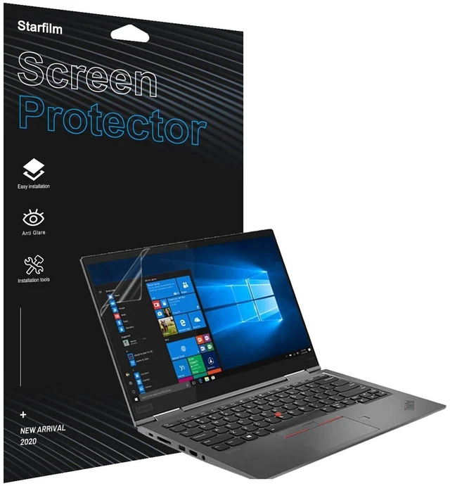 Main image of Starfilm Screen Protector for Lenovo Thinkpad T14/T490/T480/T470 14 Inch Screen Laptop, Anti Glare Full Screen Film2 Pcs (Matte FILM, transparent) (14 inch, Anti Glare Screen Protector)