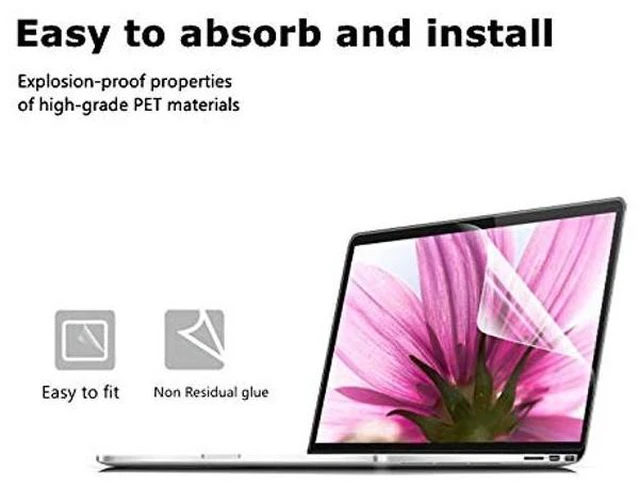 Alt view image 3 of 5 - Starfilm Screen Protector for Lenovo Thinkpad T14/T490/T480/T470 14 Inch Screen Laptop, Anti Glare Full Screen Film2 Pcs (Matte FILM, transparent) (14 inch, Anti Glare Screen Protector)
