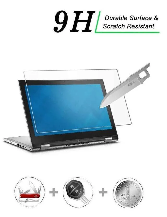 Alt view image 2 of 5 - Tempered Glass Screen Protector for 13.3 Inches Laptop, 9H Hardness and Crystal Clear, Compatible with Any 13.3 inch Touch Screen Laptop