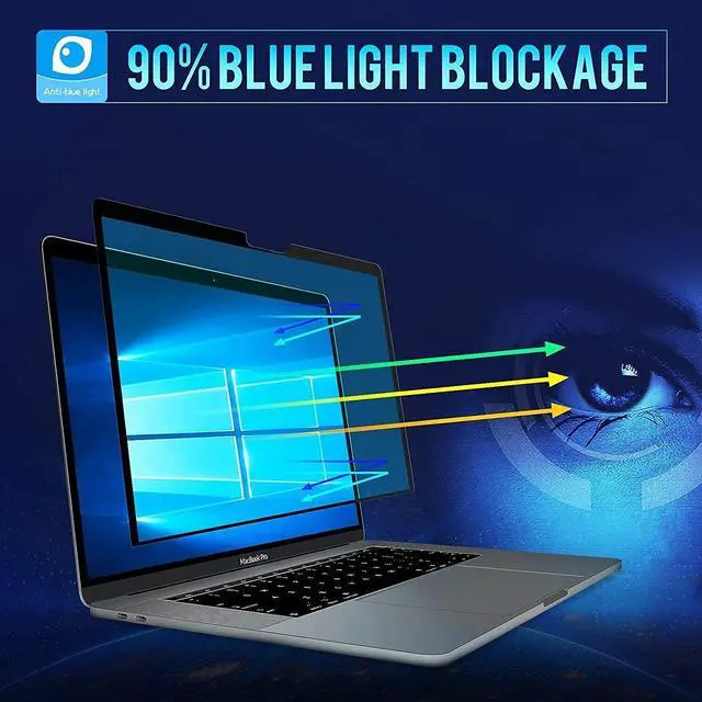 Alt view image 2 of 5 - ZOEGAA MacBook Pro 14 Inch Screen Protector 2021-2026, Eye Care Anti Blue Light & Anti Glare Screen Protector, Compatible with MacBook Pro 14.2 Inch (M5, M4, M3, M2, M1,Pro,Max,Chip)