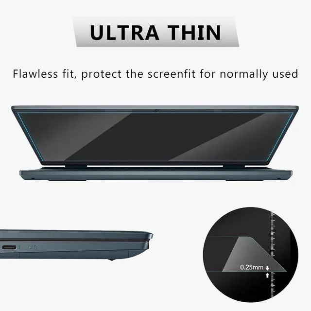Alt view image 5 of 5 - 17-inch universal laptop screen protector, tempered glass material 16:10