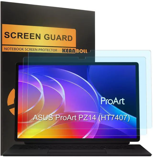 Main image of KEANBOLL 2 Pack Block Blue Light Screen Protector for 2026 New ASUS ProArt PZ14 (HT7407) 14-Inch Laptop, Anti Blue Light Glare and Anti Fingerprint (Matte) Shield