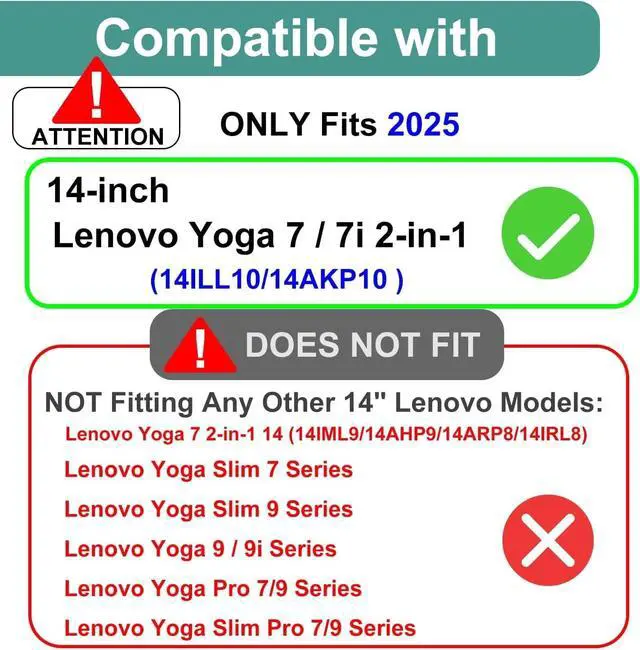 Alt view image 2 of 5 - KEANBOLL 2-Pack Anti Blue Light Matte Screen Protector for 2025 Lenovo Yoga 7 / 7i 14" 2-in-1 Touchscreen Laptop (Models 14ILL10 & 14AKP10), Eye Protection Blocks Blue Light and Anti Glare Shield
