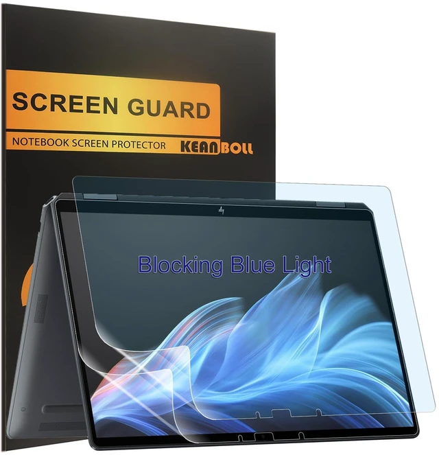 Main image of KEANBOLL 2 Pack Blocking Blue Light Screen Protector for New 2025-2024 HP OmniBook Ultra Flip 2-in-1 14" (14-fh0000) Touchscreen Laptop, Anti Blue Light Anti Glare and Anti Fingerprint (Matte) Shield