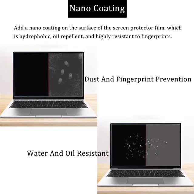 Alt view image 3 of 5 - i-Tensodo 2-Pack 18-Inch Anti-Glare Matte Screen Protector for 18" Gaming Laptop, Dell Alienware m18/m18 r1/m18 r2/Area-51, Eye Protection Filter